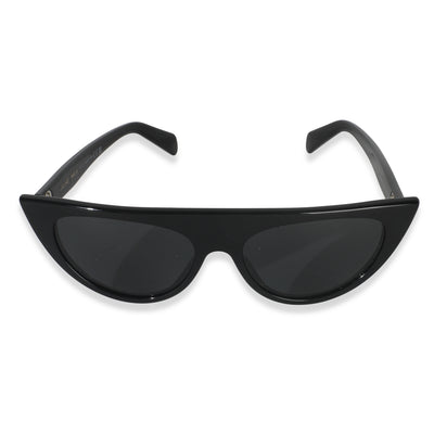 Celine Black Acetate Cat Eye Sunglasses fv