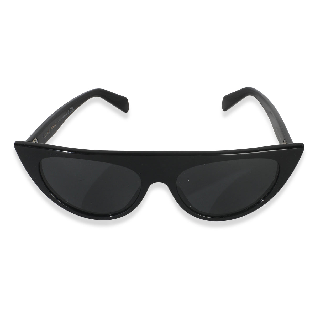 Celine Black Acetate Cat Eye Sunglasses fv