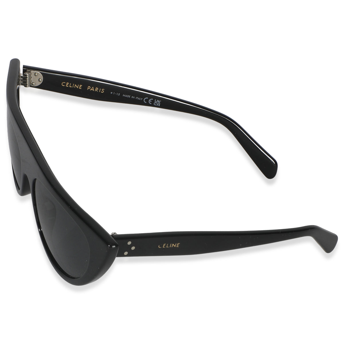 Celine Black Acetate Cat Eye Sunglasses sv