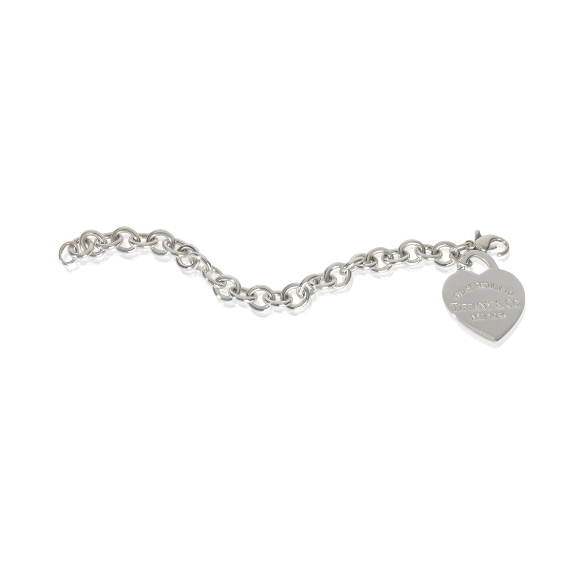 Sterling Silver  Return To Tiffany XL Heart Bracelet