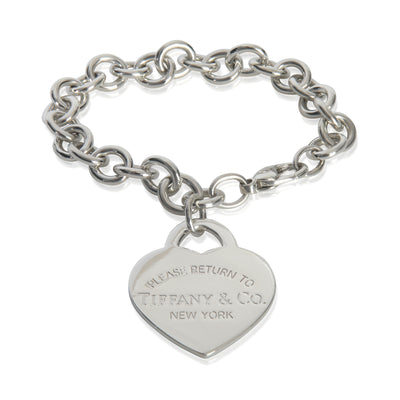 Sterling Silver  Return To Tiffany XL Heart Bracelet