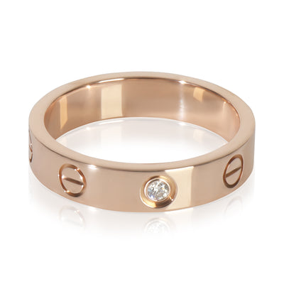 Cartier Rose Gold Diamond Small Model Love Ring fv