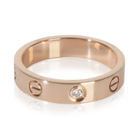 Rose Gold Diamond Small Model Love Ring