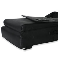 Louis Vuitton Black Waxy Calfskin Aerogram Pilot Slingbag Handbag box