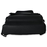 Louis Vuitton Black Waxy Calfskin Aerogram Pilot Slingbag Handbag stamp