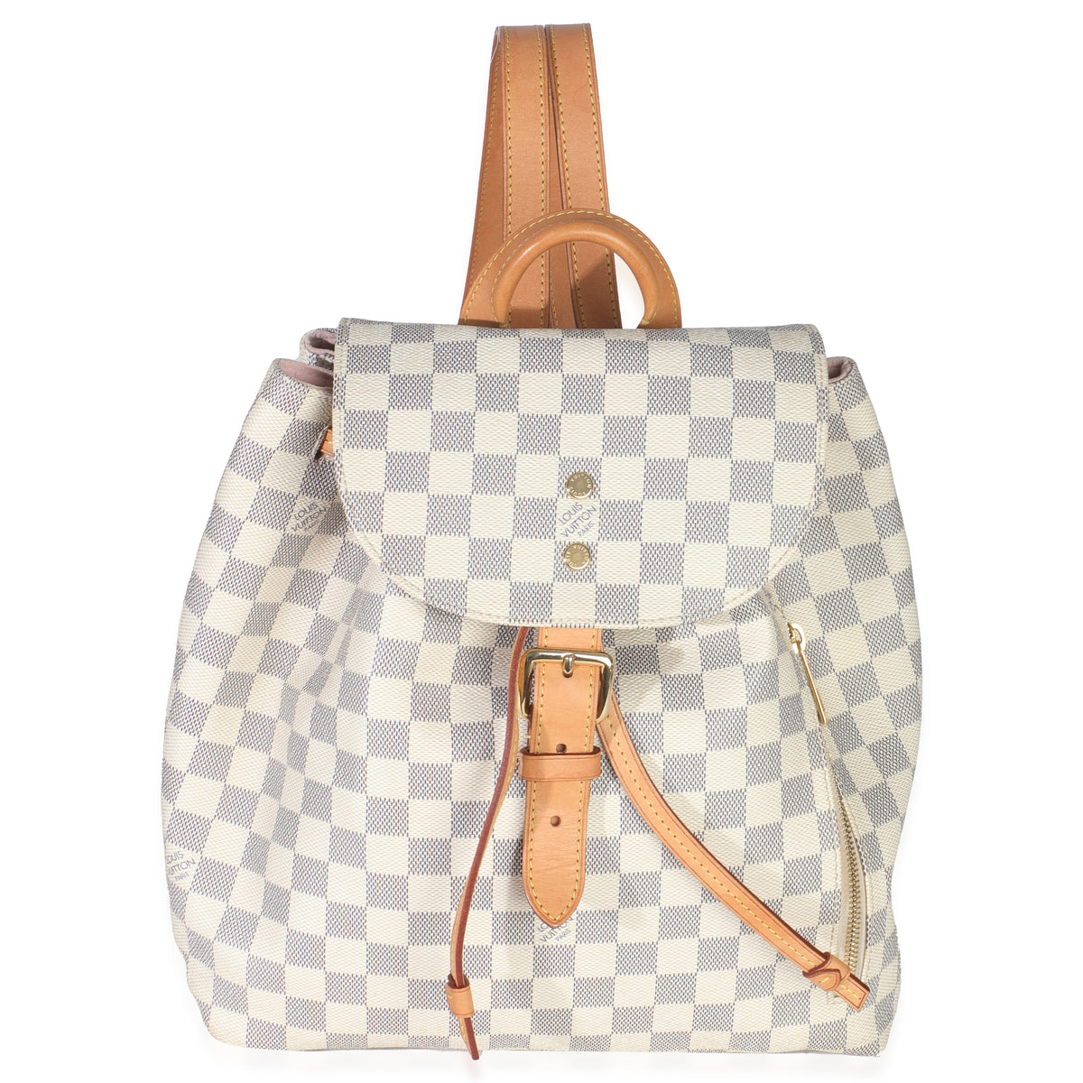 Damier Azur Canvas Sperone MM