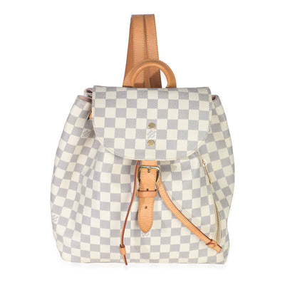 Damier Azur Canvas Sperone MM
