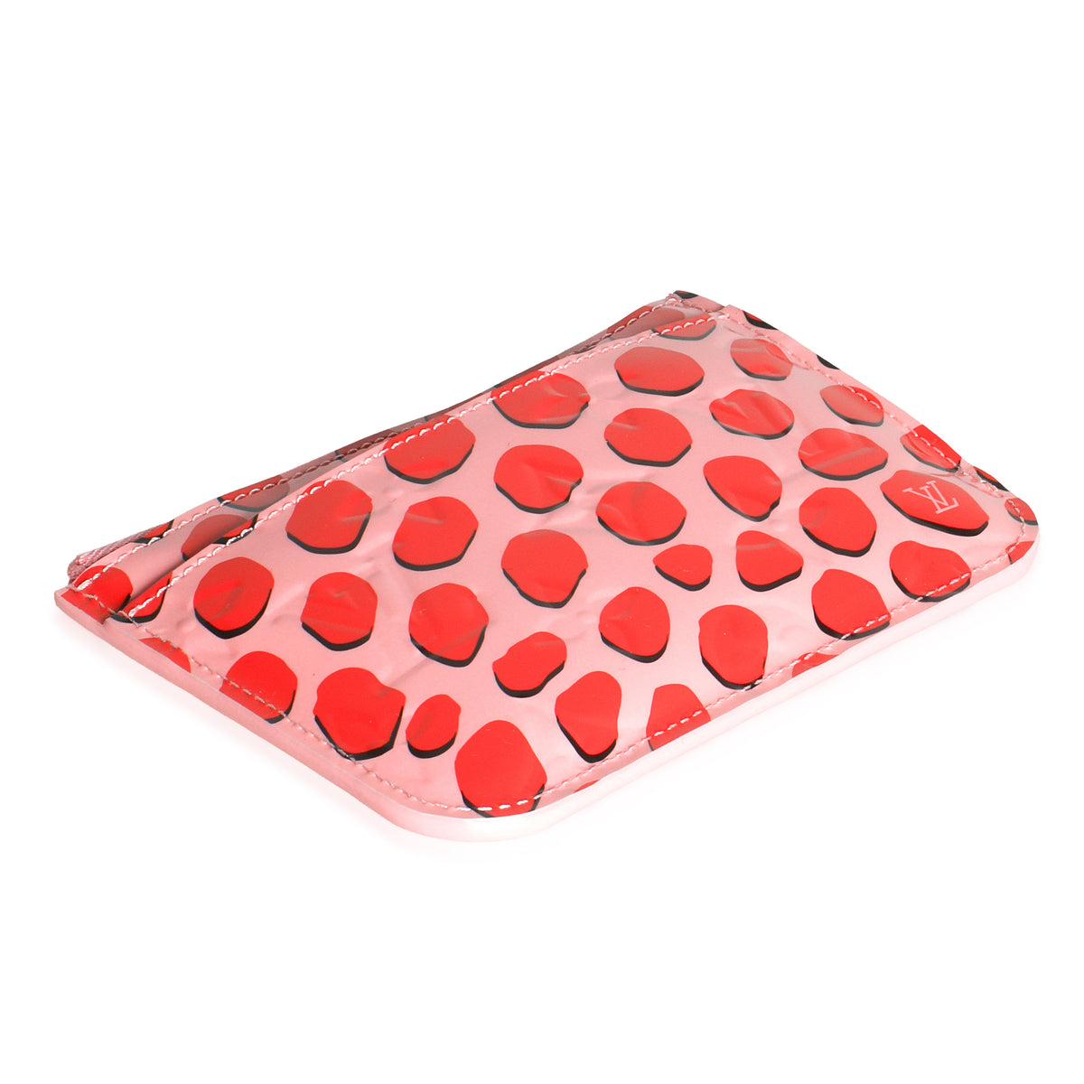 Pink Monogram Vernis Jungle Dots Pochette Cles Key Change Holder