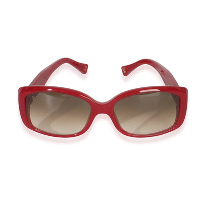 Red Speckling Acetate Soupon Sunglasses
