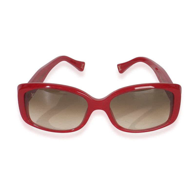 Red Speckling Acetate Soupon Sunglasses