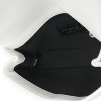 White Quilted Caviar Mini My Everything Flap Handbag