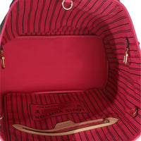 Fuschia Monogram Canvas Inside Out Neverfull Bandouliere MM
