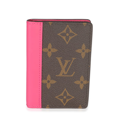 Monogram Canvas Fuschia Pocket Organizer