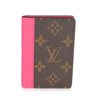 Monogram Canvas Fuschia Pocket Organizer