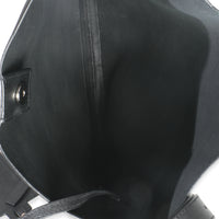 Saint Laurent Black Leather Bold Hobo Handbag ad1