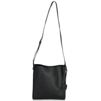 Saint Laurent Black Leather Bold Hobo Handbag av