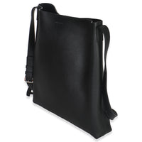 Saint Laurent Black Leather Bold Hobo Handbag sv