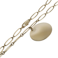 Yellow Gold  Elsa Peretti Round Disc Necklace