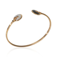 Rose Gold Mother Of Pearl and Onyx Amulette de Cartier Bracelet