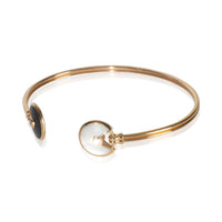 Rose Gold Mother Of Pearl and Onyx Amulette de Cartier Bracelet