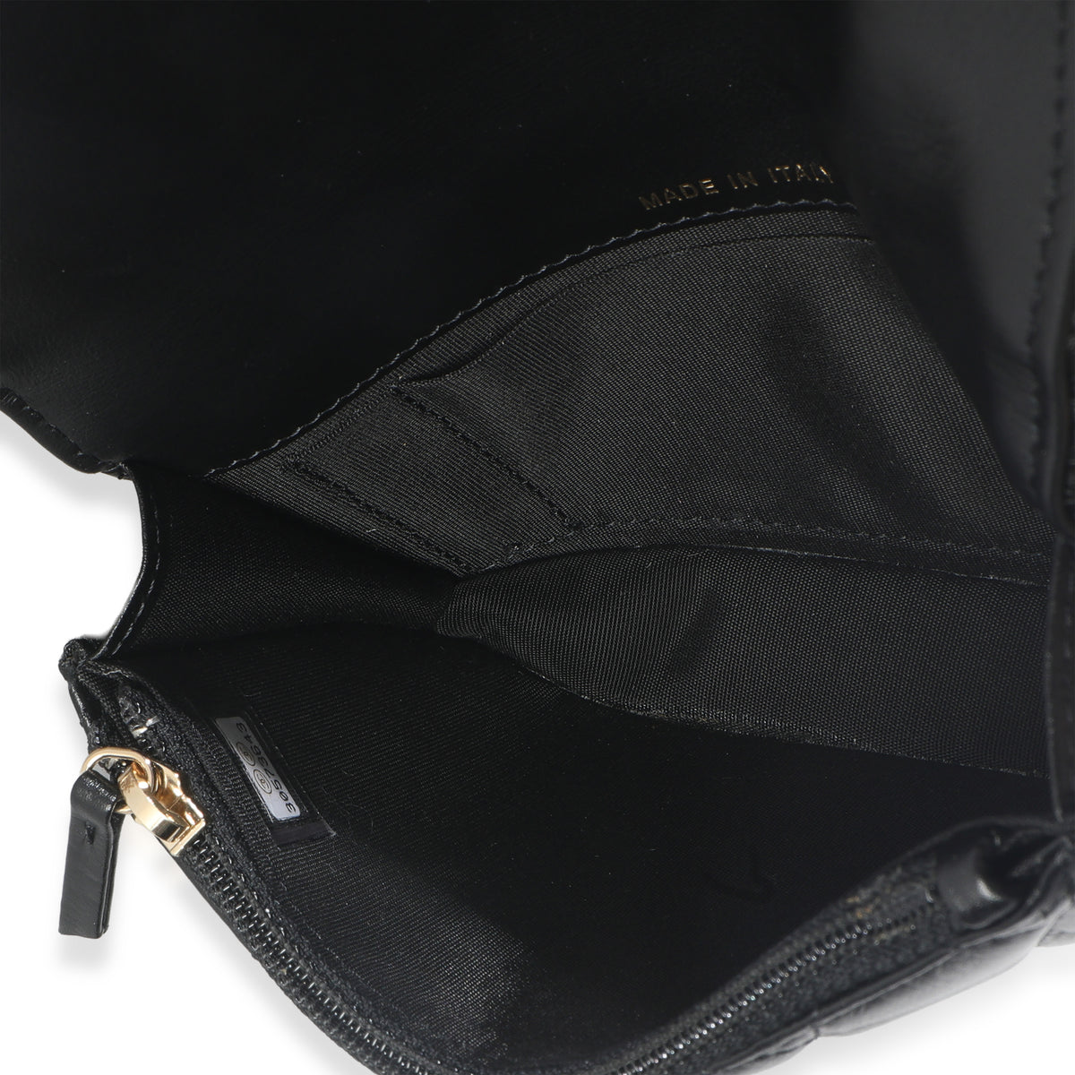 Chanel Black Quilted Calfskin Pearl Strap Mini Clutch With Chain Handbag av