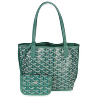 Green Goyardine Canvas Mini Anjou