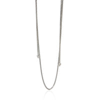 Sterling Silver  1.5mm Box Slider Chain Necklace