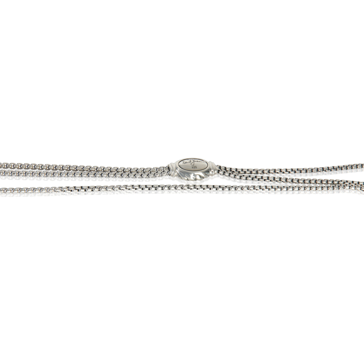 Sterling Silver  1.5mm Box Slider Chain Necklace