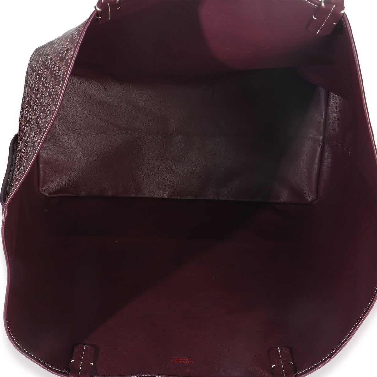 Goyard Burgundy ine Canvas Anjou GM Handbag av