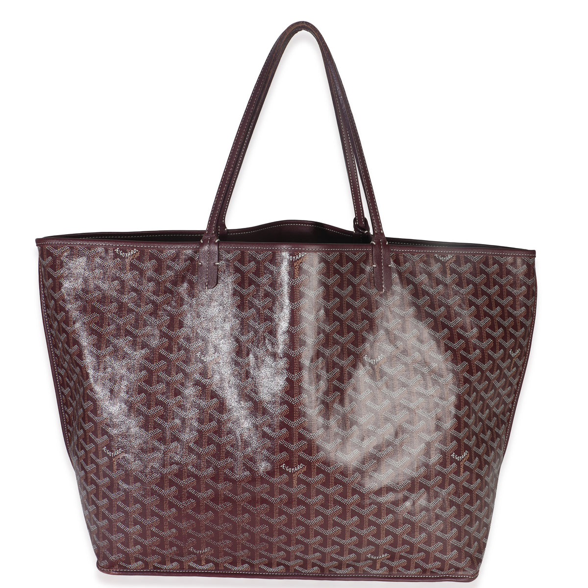 Goyard Burgundy ine Canvas Anjou GM Handbag bv