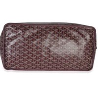 Goyard Burgundy ine Canvas Anjou GM Handbag stamp