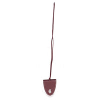 Burgundy Calfskin Bag Clip