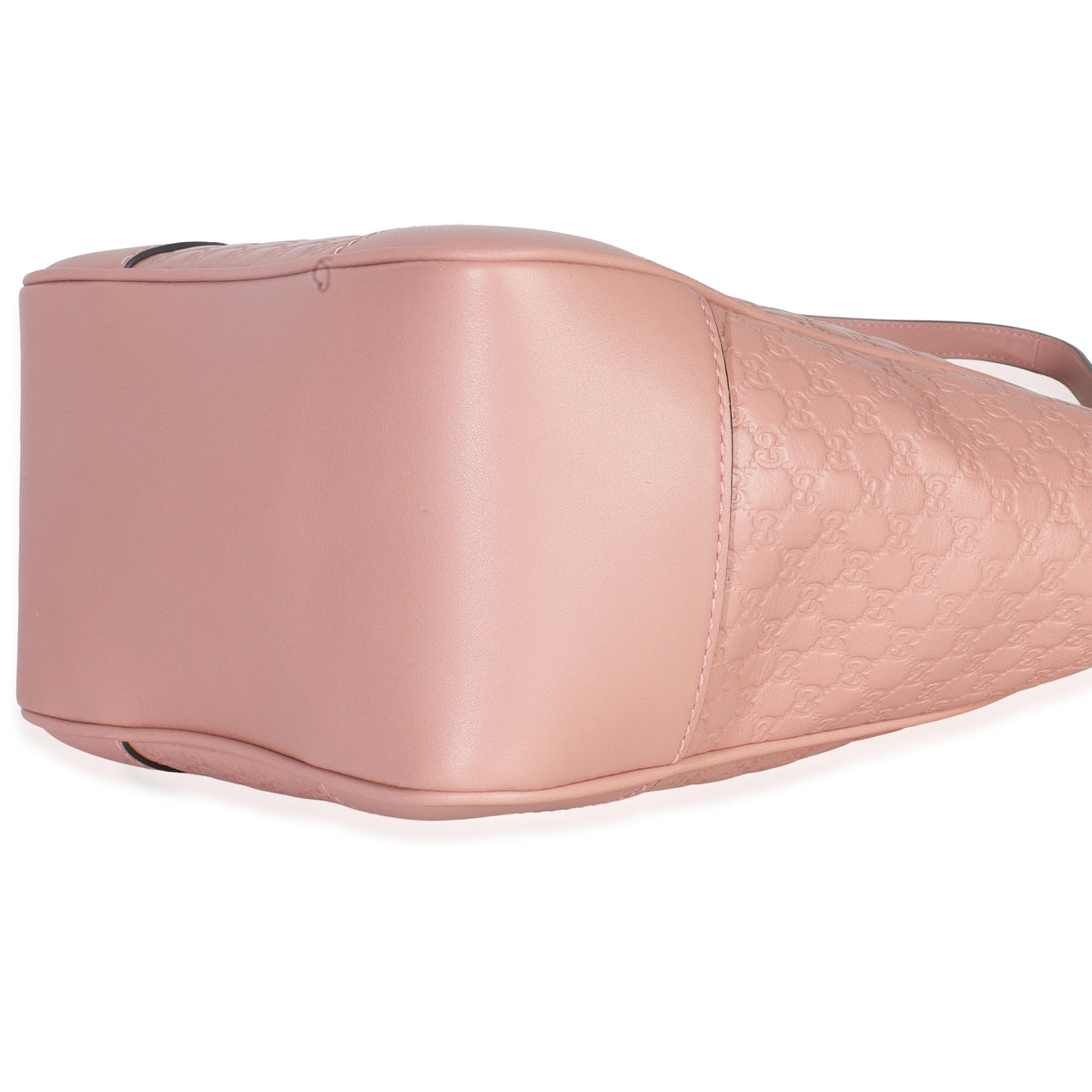 Gucci Soft Pink Microguccissima Small Bree Tote Handbag clasp
