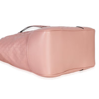 Soft Pink Microguccissima Small Bree Tote