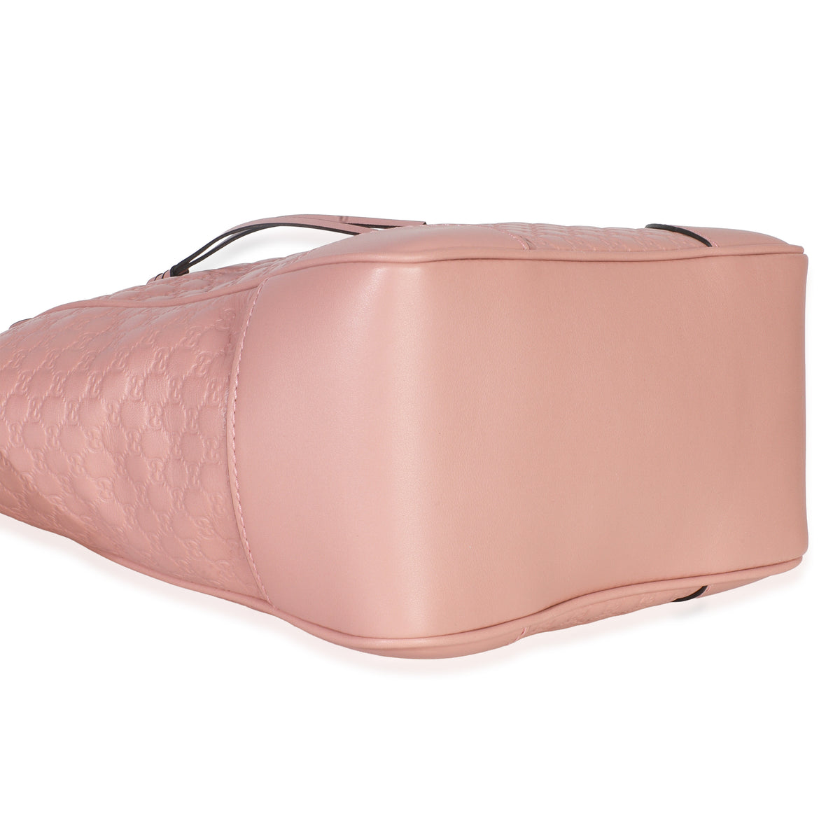 Soft Pink Microguccissima Small Bree Tote