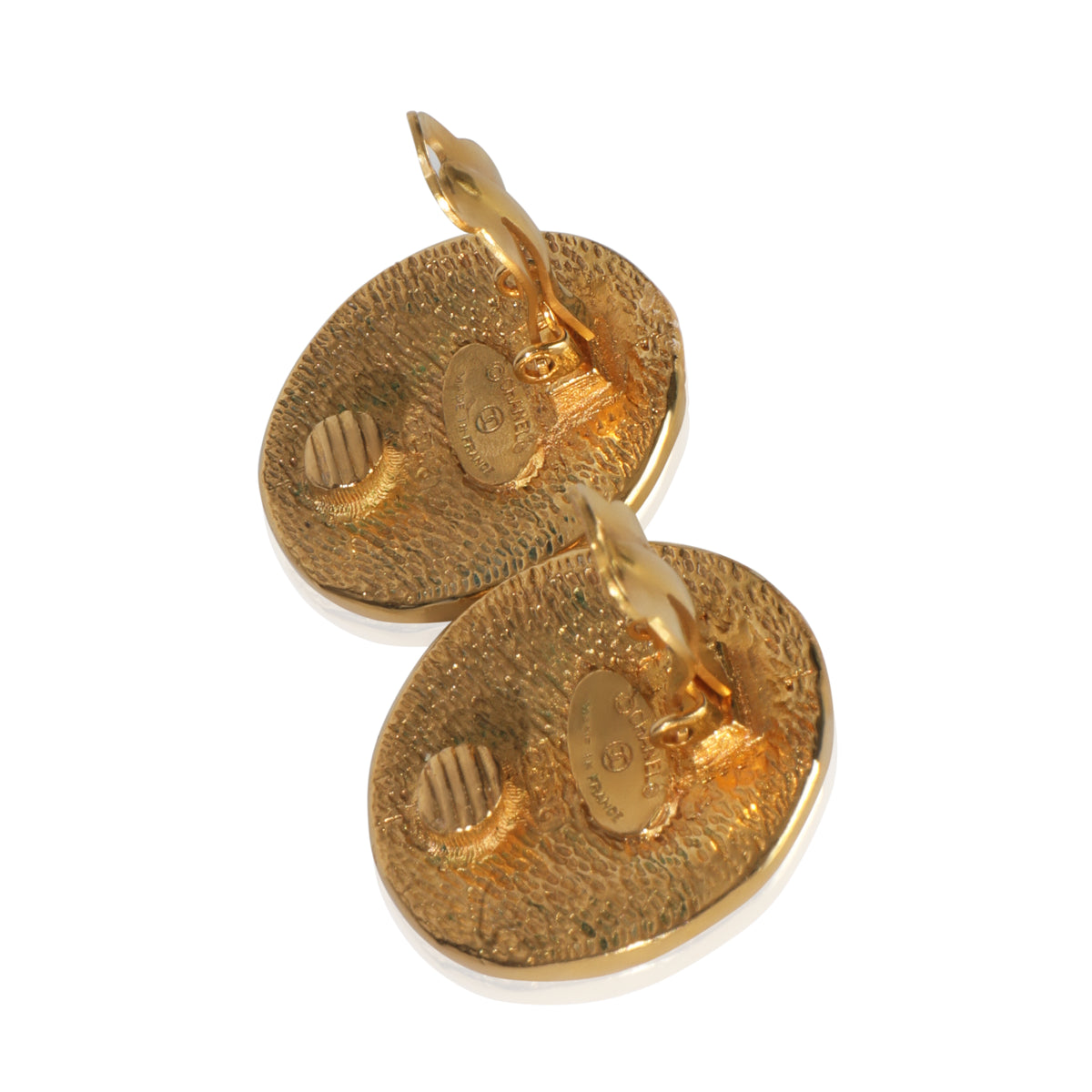 Gold-Plated  Vintage Rue Cambon Earrings