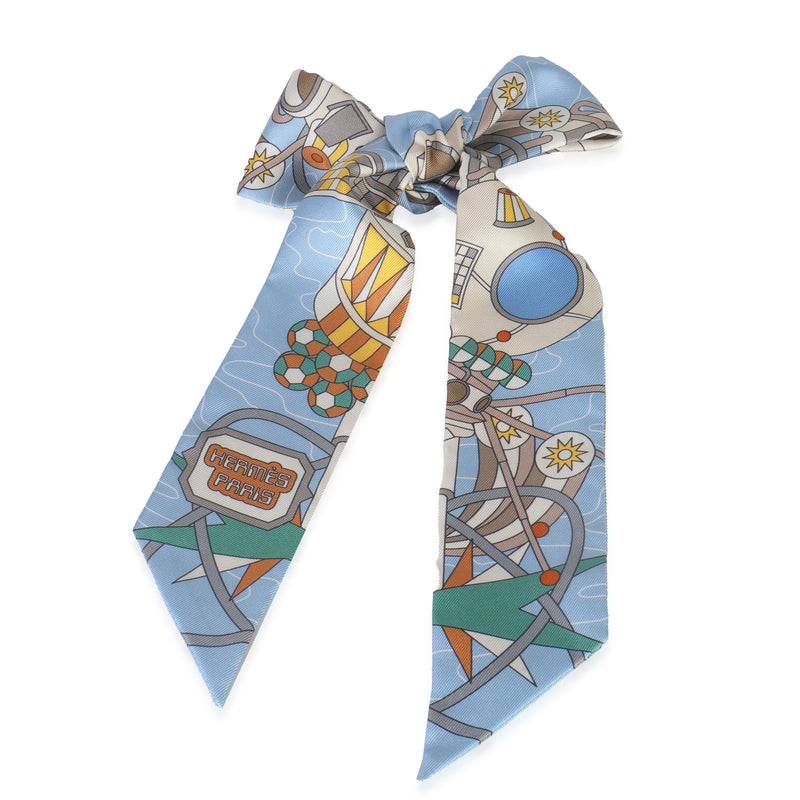 Beige Bleu Ciel Jaune Vif Silk Odyssey Twilly