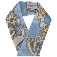 Beige Bleu Ciel Jaune Vif Silk Odyssey Twilly