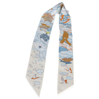 Creme Bleu Ciel Orange Silk Sur Mon Nuage Twilly