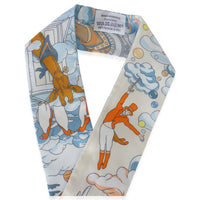 Creme Bleu Ciel Orange Silk Sur Mon Nuage Twilly