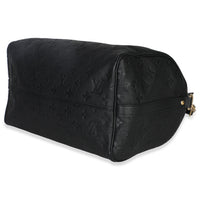 Black Monogram Empreinte Speedy Soft 30