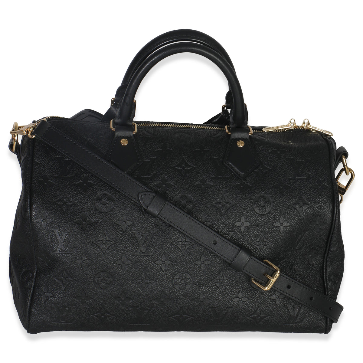 Black Monogram Empreinte Speedy Soft 30