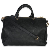 Black Monogram Empreinte Speedy Soft 30