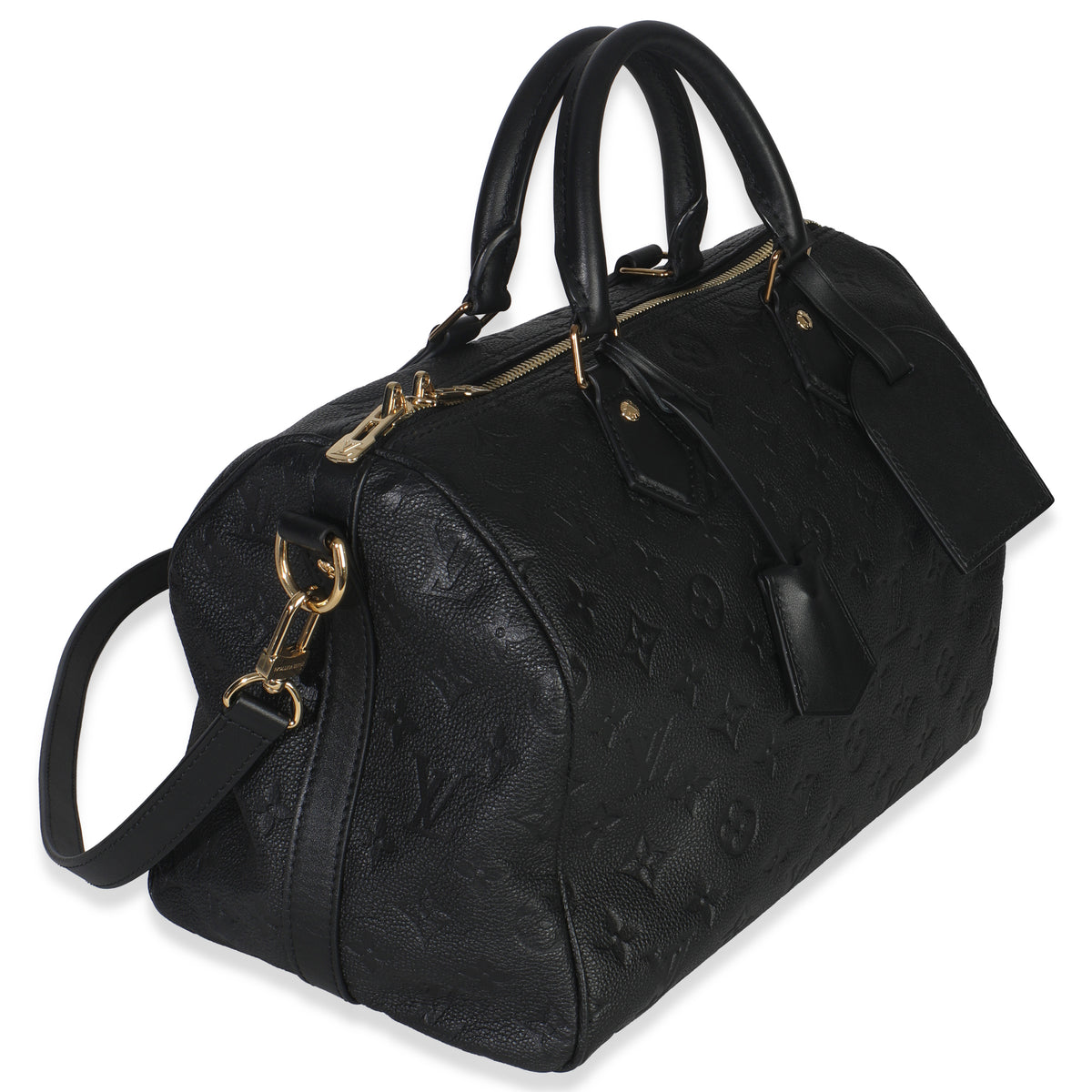 Black Monogram Empreinte Speedy Soft 30