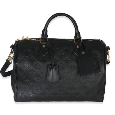 Black Monogram Empreinte Speedy Soft 30
