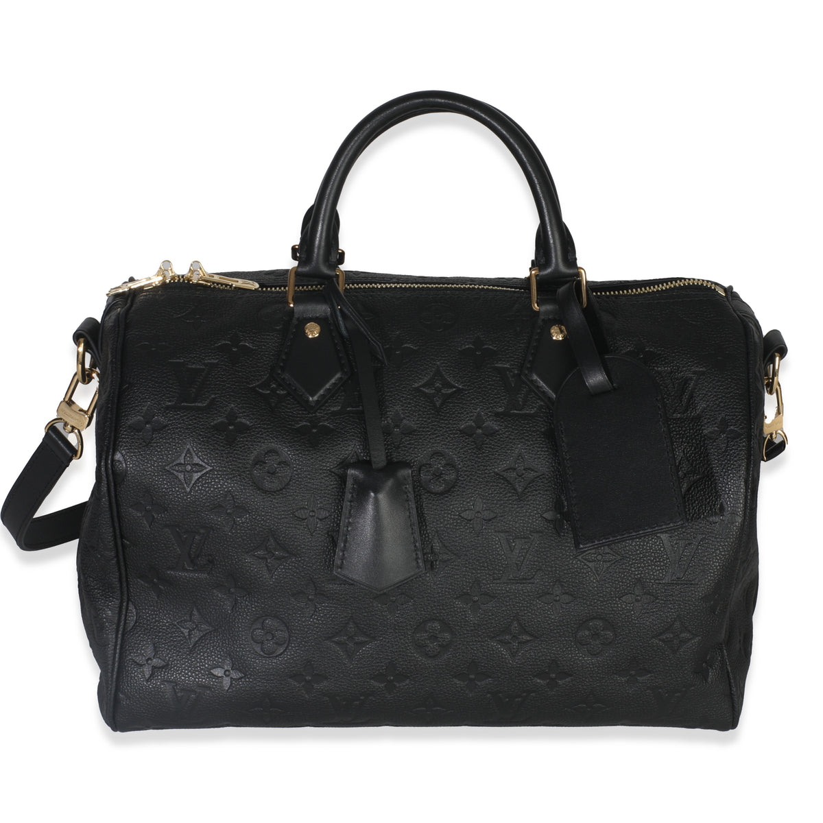 Black Monogram Empreinte Speedy Soft 30