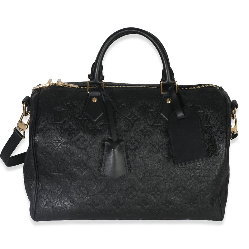 Black Monogram Empreinte Speedy Soft 30