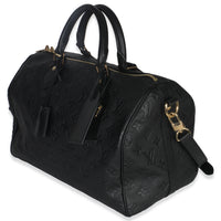 Black Monogram Empreinte Speedy Soft 30