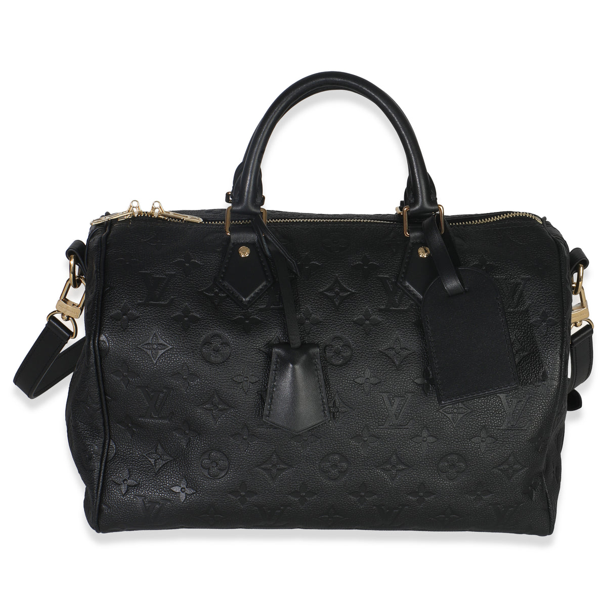 Black Monogram Empreinte Speedy Soft 30