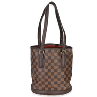 Damier Ebene Canvas Marais Bucket Bag